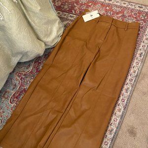 7 For All Mankind Faux Leather Trousers